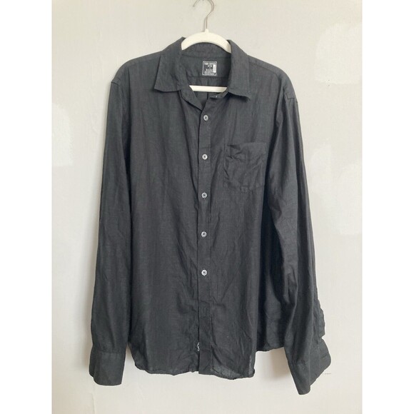 Todd Snyder Charcoal Casual Button Down Shirt - Picture 1 of 11